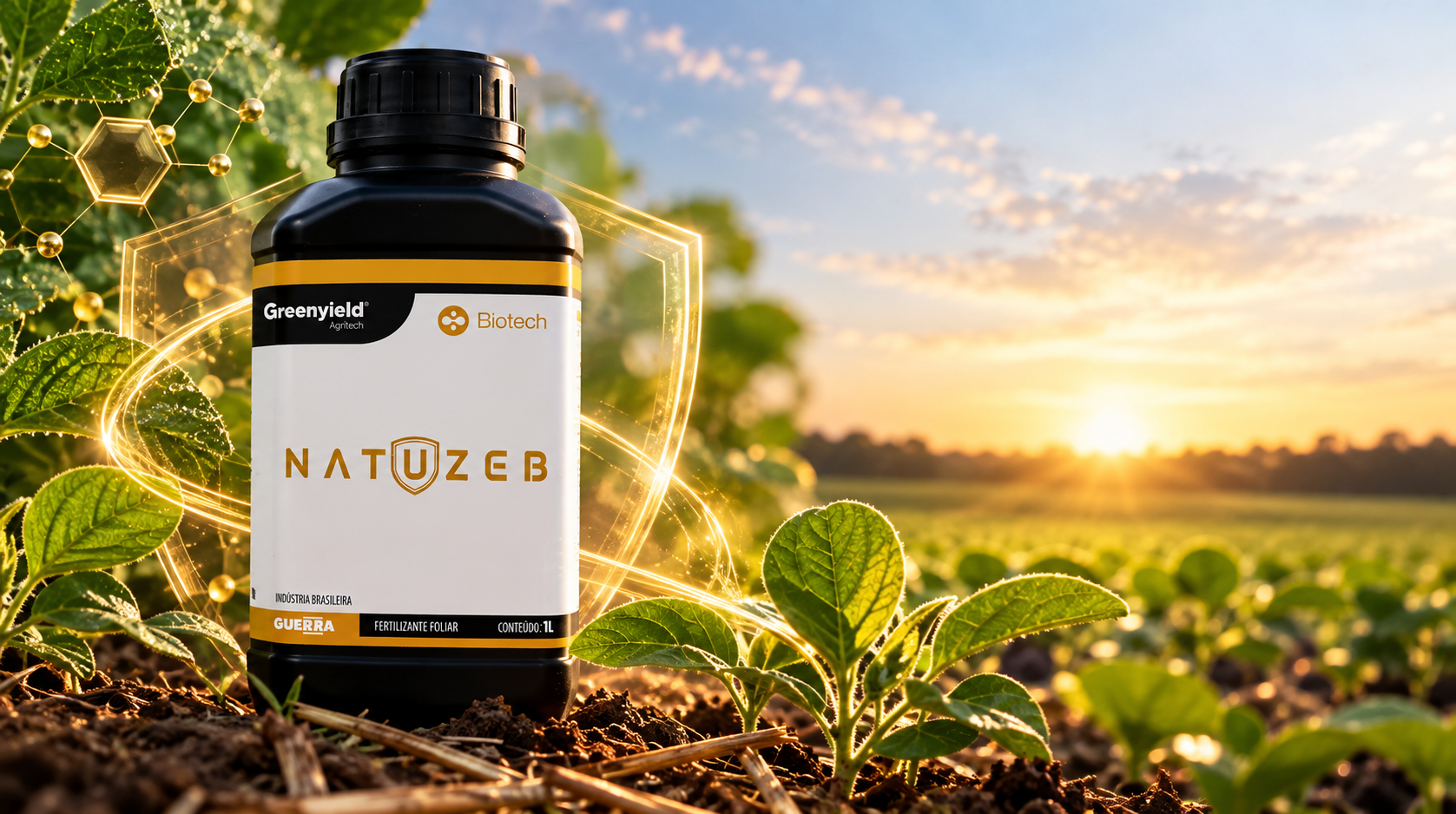 Natuzeb — proteção natural para lavouras com gráficos comparativos